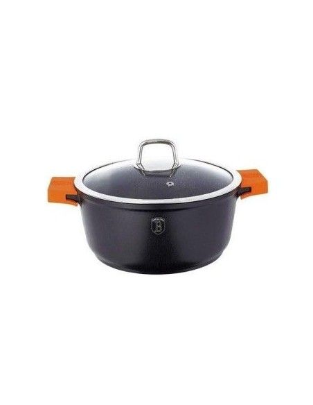 Oala cu capac 5.8 L, Berlinger Haus, 28 cm, Granit Diamond Line, BH 1096