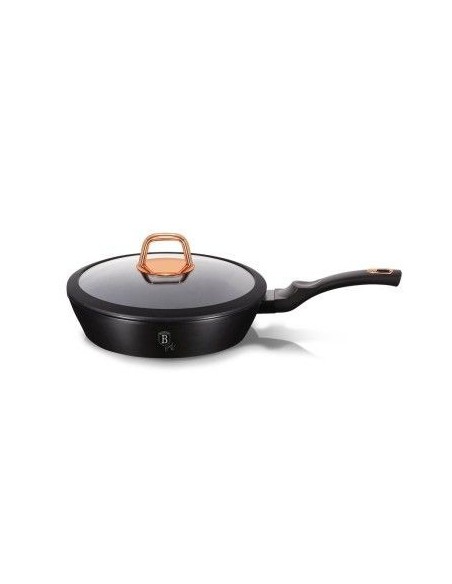 Tigaie cu capac adanca 2.3 Litri 24 cm Black Rose BerlingerHaus BH1643