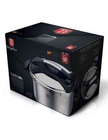 Oala sub presiune Berlinger Haus, 8 l, Otel inoxidabil, Kukta, BH 1081