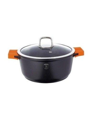 Oala cu capac 5.8 L, Berlinger Haus, 28 cm, Granit Diamond Line, BH 1096