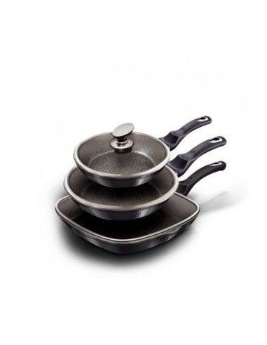 Set tigai marmorate, 3 piese, Carbon Pro Line, Berlinger Haus, BH 6923