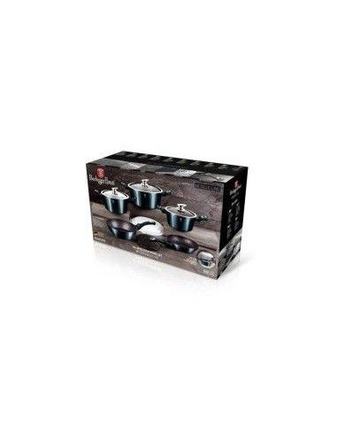 Set piese oale tigai marmorate Aquamarine Metallic Line Berlinger Haus