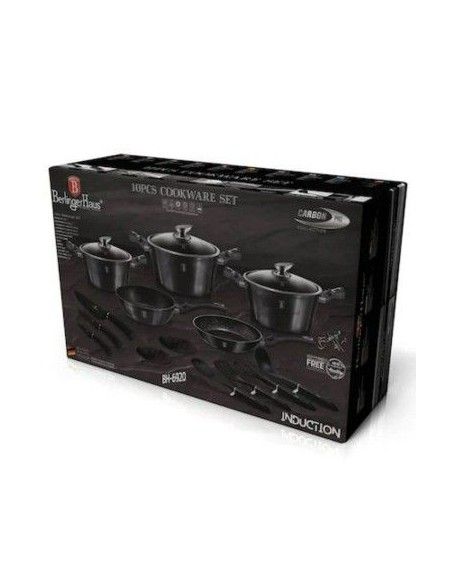 Set oale, cratite si tigai marmorate 17 piese Carbon Pro BerlingerHaus
