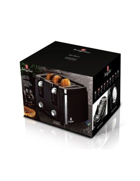 Sandwich maker | 4 sanwich-uri, Black Silver, Berlinger Haus, BH 9241