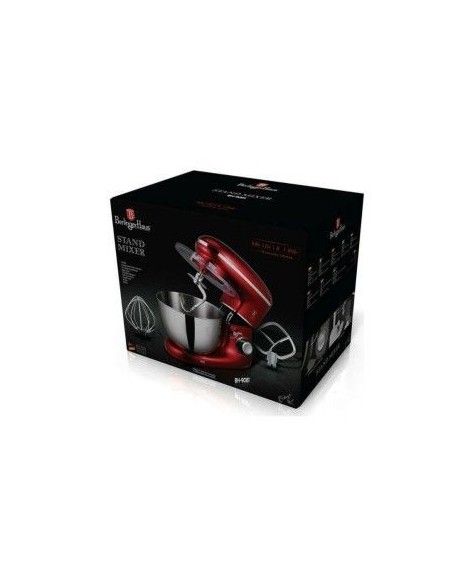 Robot bucatarie, 6 Litri, Burgundy, Berlinger Haus, BH 9193, rosu