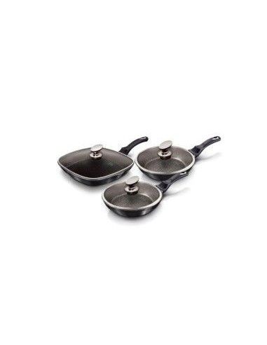 Set tigai marmorate, 3 piese, Carbon Pro Line, Berlinger Haus, BH 6923