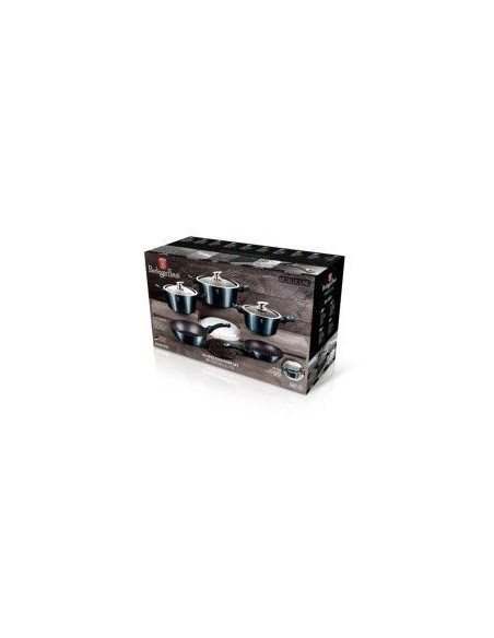 Set piese oale tigai marmorate Aquamarine Metallic Line Berlinger Haus