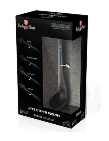 Set 4 piese ustensile bucatarie, Berlinger Haus, Aquamarine, BH 6238