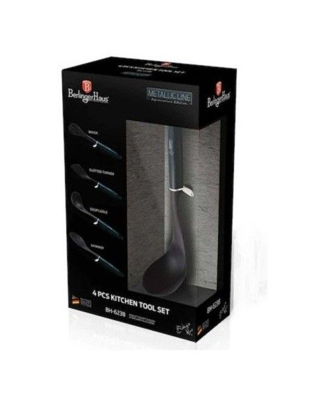Set 4 piese ustensile bucatarie, Berlinger Haus, Aquamarine, BH 6238