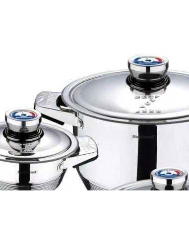 Set oale, cratite si tigai inox lux, 17 piese, Model Home, MO-8000