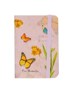 Agenda tip notes, A7, cu Elastic, 80 file, fluturasi