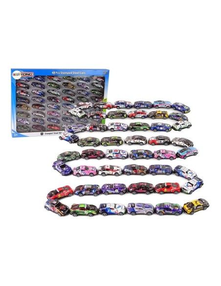 Set de 48 masinute  sport dragute, pentru copii, diferite culori, 12245