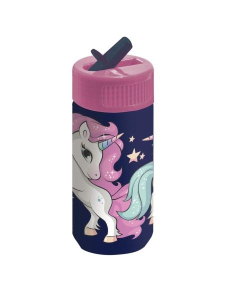 Sticla de apa pentru fete, 330 ML, Kidea unicorni BAJR14
