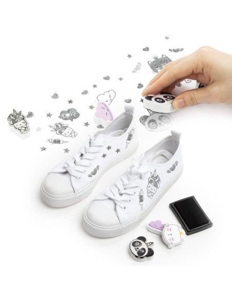 Set stampile pentru decorarea incaltamintelor si a textilelor, Kidea ZSDTOKA