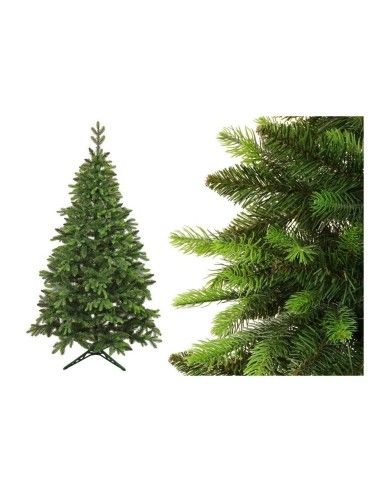 Brad artificial de Craciun, Molid verde natural, de 220 cm si suport inclus, 12945