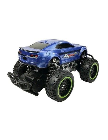 Masina Off-road pentru copii, cu radio comanda, albastra, LeanToys, 6660 produse de calitate pentru copii, baieti si fete LeanTo