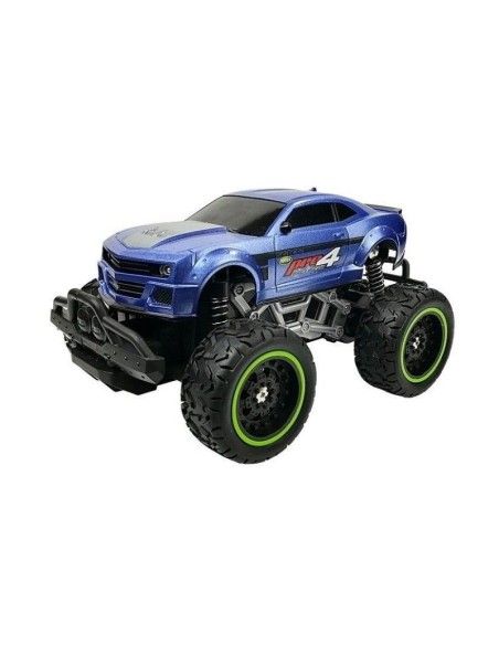 Masina Off-road pentru copii, cu radio comanda, albastra, LeanToys, 6660 produse de calitate pentru copii, baieti si fete LeanTo