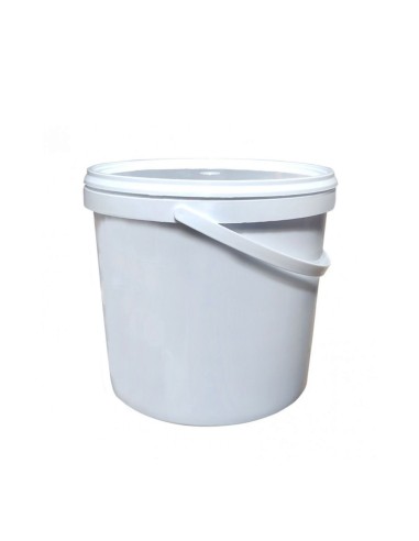 Galeata alimentara sigilabila, cu capac, 4 litri, alb, Sterk
