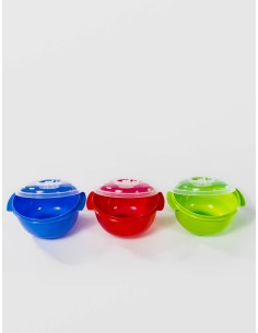 Castron cu capac, 1 Litru, din plastic, 25x14 cm, Sterk, diverse| Recomandat 2