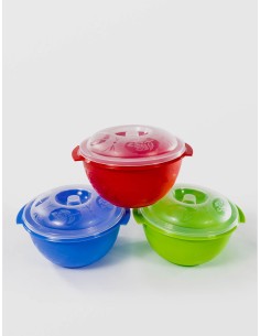 Castron cu capac, 2,5 Litri, cu model, din plastic, Sterk, diverse| Vindem