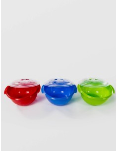 Castron cu capac, 2,5 Litri, cu model, din plastic, Sterk, diverse| Vindem 2