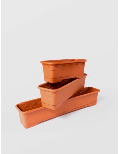 Jardiniera cu tavita NR.2, STERK, 55X13X13 cm, Plast| GimiHome
