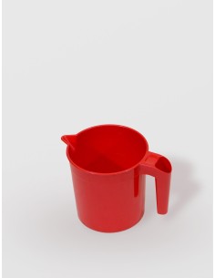 Cana pentru apa cu maner, plastic, STERK, 1.25L, 19x13 cm, diverse culori 2