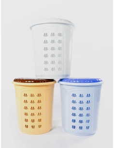 Cos de Rufe cu capac Scoica, 54 Litri, 46x36x54 cm, Plastic Sterk, diverse| Pret avantajos