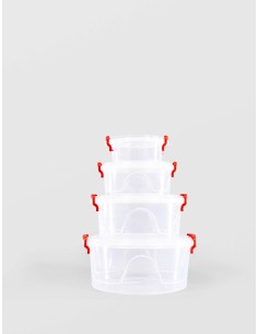 SET CUTII ALIMENTE STERK ROTUNDE MAYA 03L,0.6L,1.| GimiHome
