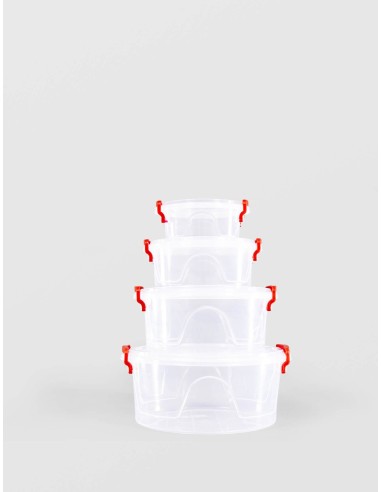 SET CUTII ALIMENTE STERK ROTUNDE MAYA 03L,0.6L,1.| GimiHome