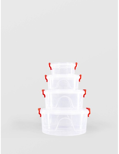SET CUTII ALIMENTE STERK ROTUNDE MAYA 03L,0.6L,1.| GimiHome