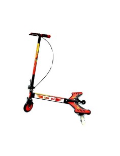 Trotineta Wings pentru copii, cadru metal, 3 Roti, cu frana, SC008, multicolor