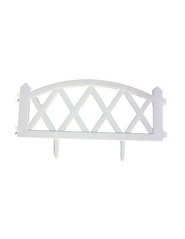 Gardulet de gradina, 2,3 metri, alb sau maro, set 4 piese