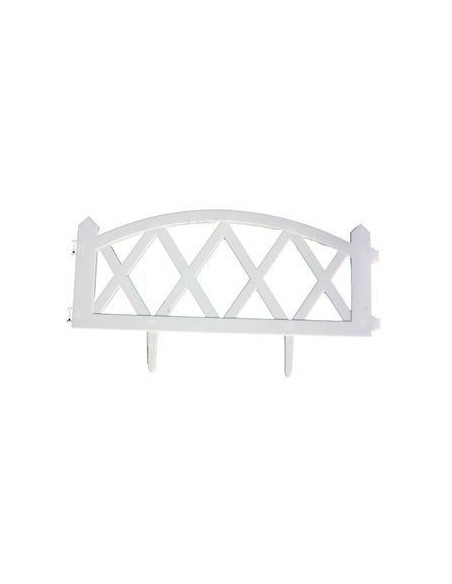 Gardulet de gradina, 2,3 metri, alb sau maro, set 4 piese