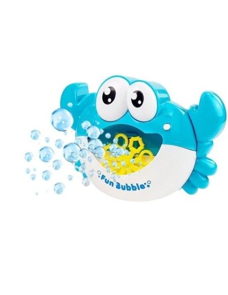 Masina de facut baloane de sapun, bule pentru copii, in forma de crab albastru, LeanToys, 7314 produse de calitate pentru copii,