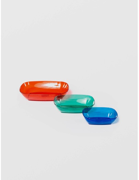 BOL SNACK CRISTAL K2 STERK 13.5cm X 18.5cm X 4.5cm DIVERSE| Ieftin