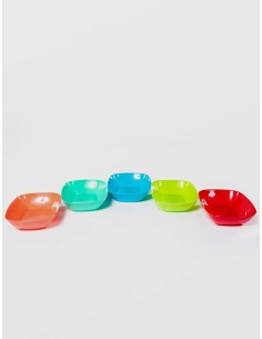 BOL SNACK NR.1 PP STERK 11cm X 14cm X 4cm PLASTIC DIVERSE| GimiHome
