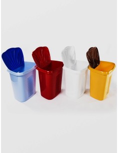 Cos de Rufe cu capac OVAL 45cm X 38cm X 51cm,plastic Sterk, diverse| GimiHome 2