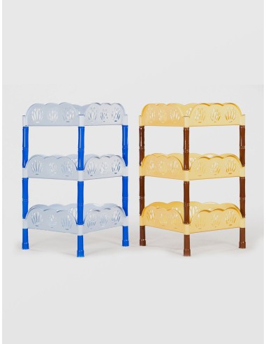 ETAJERA PLASTIC STERK 3 NIVELE COLT, 34X 46 X68, DIVERSE| Recomandat