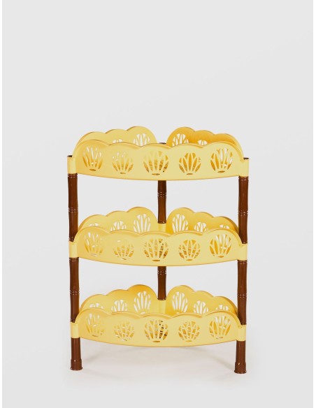 ETAJERA PLASTIC STERK 3 NIVELE COLT, 34X 46 X68, DIVERSE| Recomandat