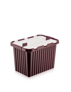 Cutie depozitare 16 L cu, capac incorporat, din plasti| Pret avantajos 2