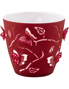 Ghiveci 3D Fluturi nr.1 ALY 101, plastic, 11,5x10,5 cm, diferite| Produs