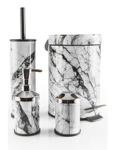 Set accesorii baie, 4 piese, GR 2002 - model de marmu| Ieftin
