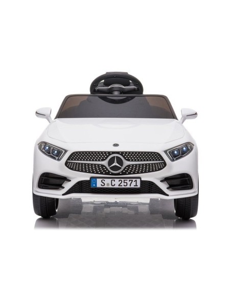 Masinuta electrica baieti, Mercedes C Class, CLS 350, 2 motoare, alba