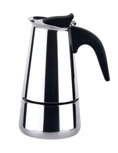 Cafetiera pentru cafea expresso aragaz , din inox,  pentru 4 persoane
