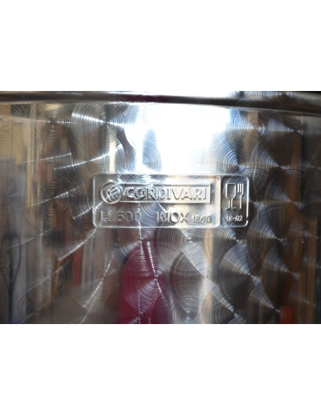 Butoi recipient inox, 500 Litri, Cordivari capac flotant ulei parafina
