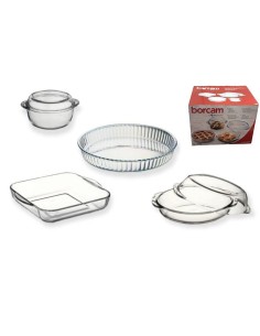 Set Borcam 6 piese , vase termorezistente , 159192| gimihome