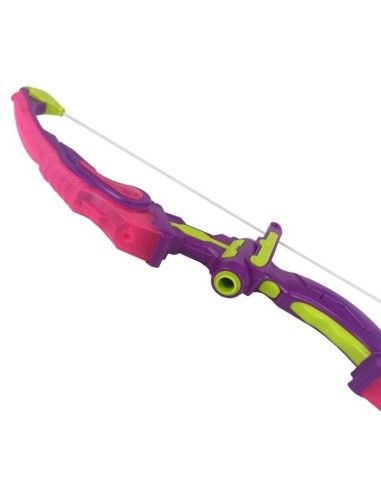 Set de tir cu arc si tinta, roz, pentru fete, LeanToys, 9285 produse de calitate pentru copii, baieti si fete LeanToys 