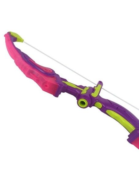 Set de tir cu arc si tinta, roz, pentru fete, LeanToys, 9285 produse de calitate pentru copii, baieti si fete LeanToys 