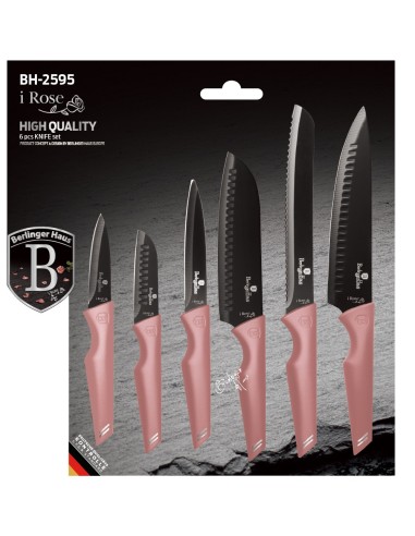 Set cutite, 6 piese, I-Rose Collection, BerlingerHaus, BH 2595
